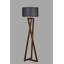 Piekos 166cm Brown Tripod Floor Lamp-1677446407