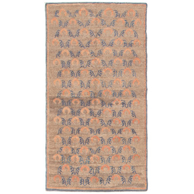 Tapis taupe vintage 3 pi 8 po x 6 pi 10 po Mclin