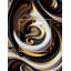 Horloge murale en forme de spirale abstraite de Marcano-2025166948
