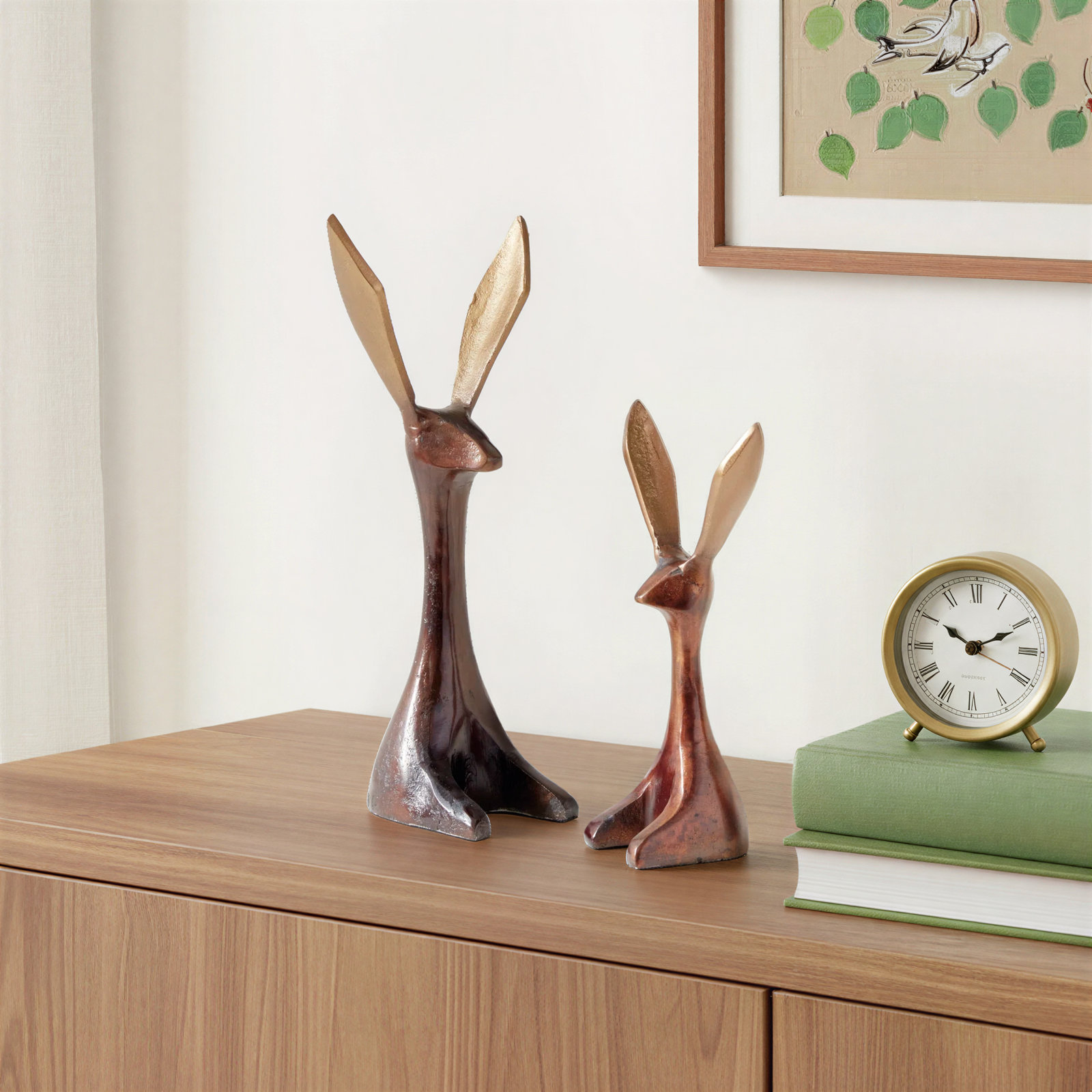 Norvin 2-Piece Sculpture, Bronze