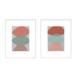 Triple Fusion. Set Of 2 Painting by Andrea Stokes