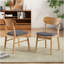 Chaise en tissu