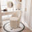 Upholstered Swivel Accent Vanity Stool-430170989