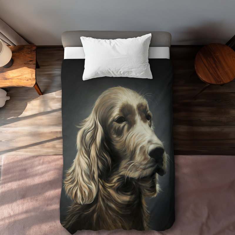 Field Spaniel Dog Duvet Cover | Stylish Home Decor