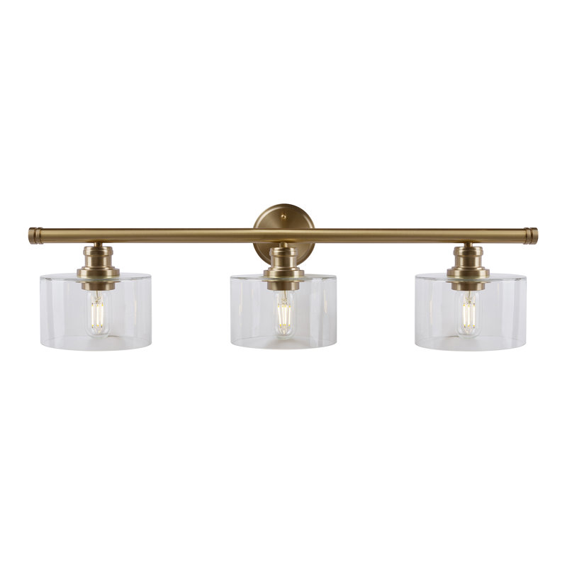 Currey 3 - Light Dimmable Bath Bar, Soft Gold