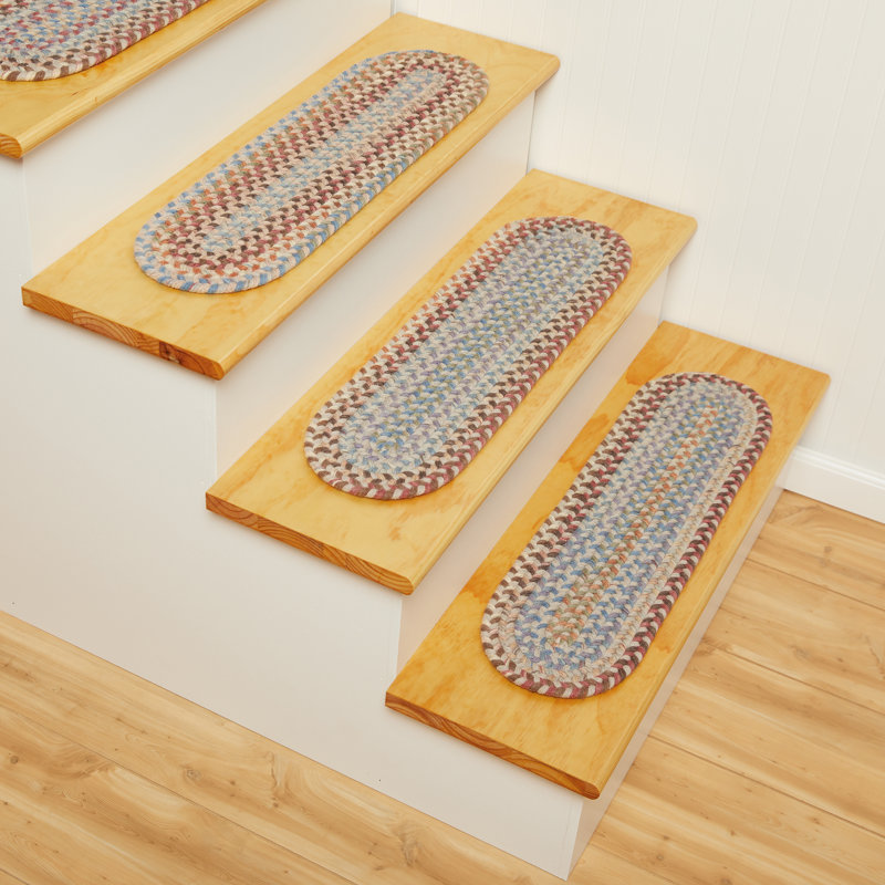 Tapis d’escalier graphite bar harbor Elledge, Ensemble de 13