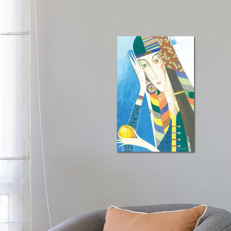 Palette by Neli Lukashyk - Wrapped Canvas Painting, 66.04 cm H x 45.72 cm W x 1.91 cm D