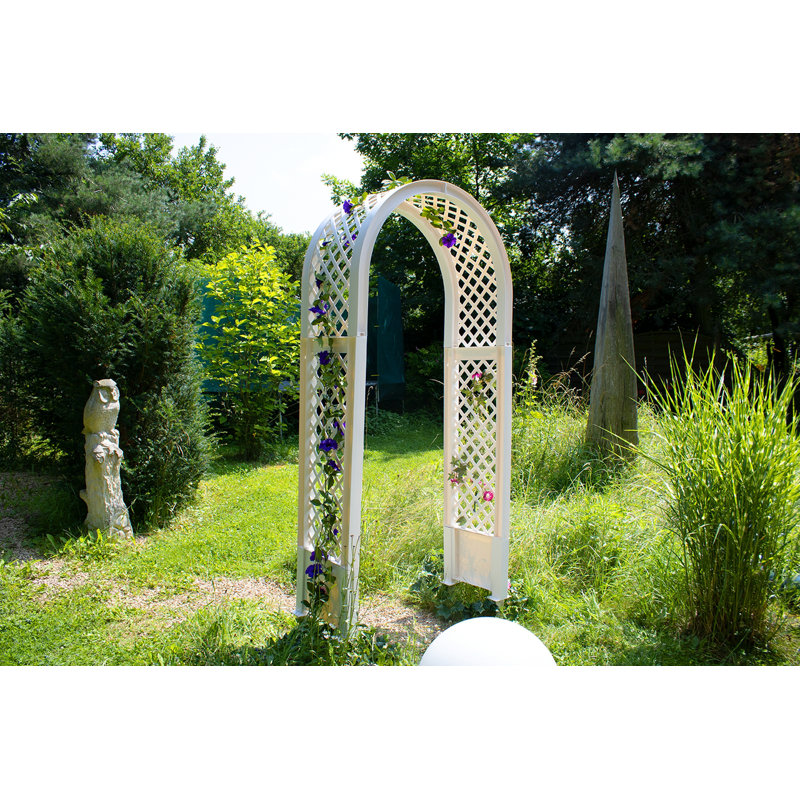 Samoset 100cm W x 43cm D Arbour in Grey, White