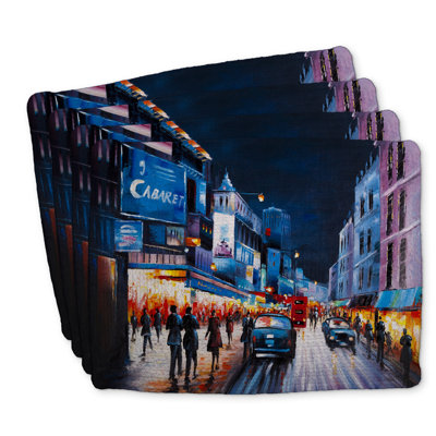 Ensemble de 4 napperons Cabaret | Décoration intérieure