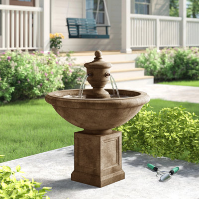 Russ Hand Crafted Weather Resistant Floor Fountain