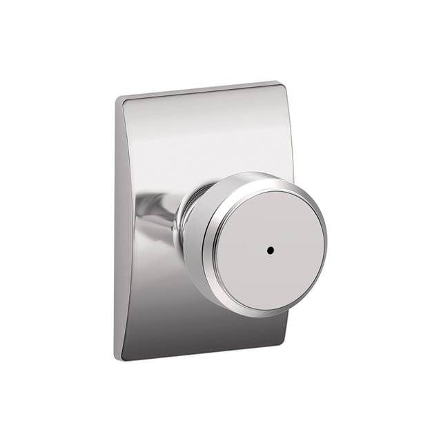 F Series Bowery Privacy Knobset with Century Rosette