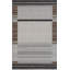 Gray Handwoven Wool Viscose Framed Linear Texture Geometric Modern Contemporary Carpet Rug-1676405790
