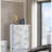 MOON WHITE MARBLE CHEST WITH LED