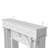 55'' W Electric Fireplace Mantel Without Insert