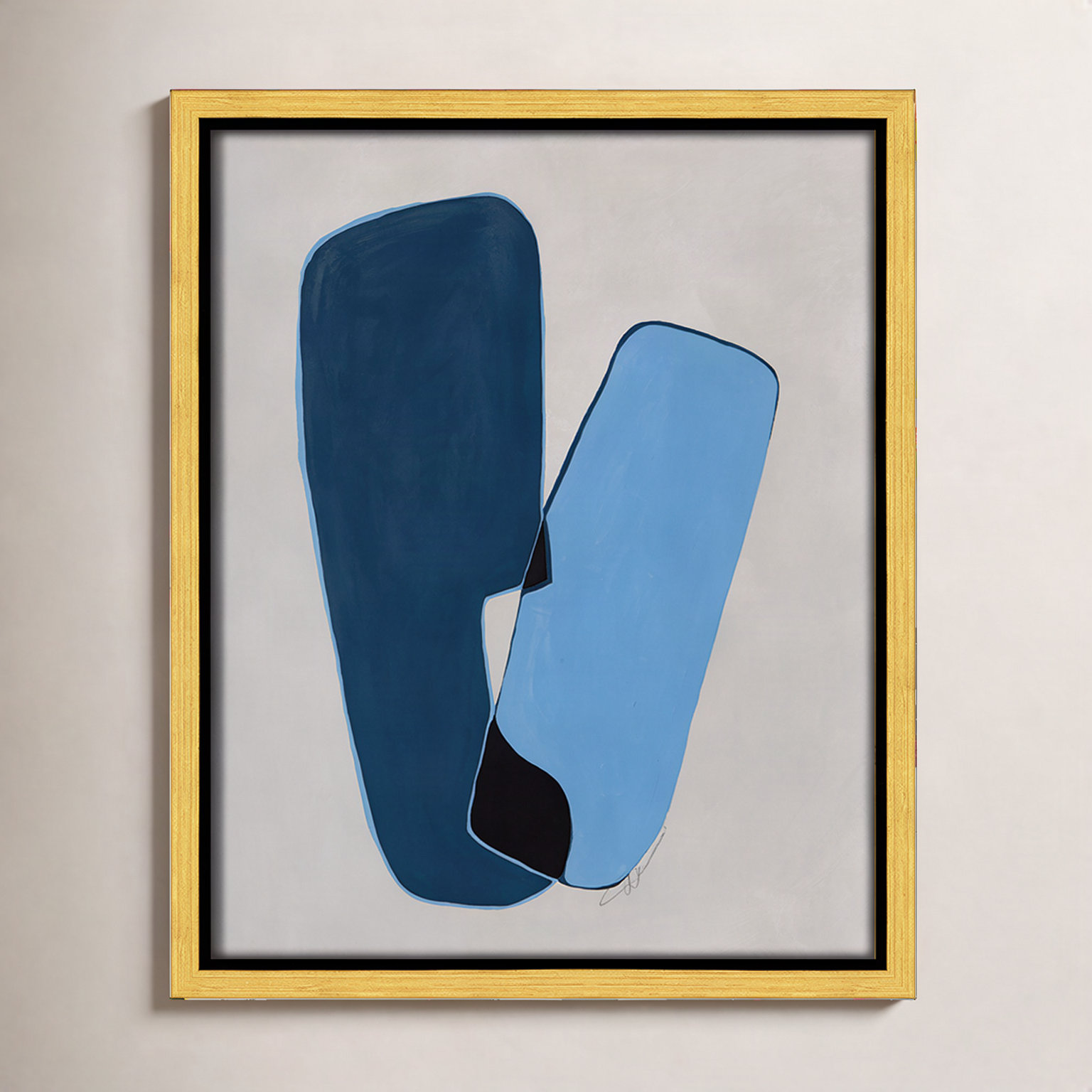 In Unity Collection "In Unity II" Print, 11.5" H x 9.5" W x 2" D, Gold Framed