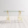 Glass Top Metal Base