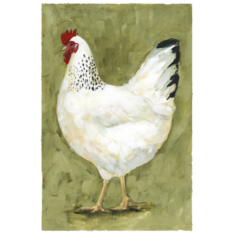 Chicken Scratch II by Victoria Borges - Wrapped Canvas Art Prints, 91cm H x 61cm W