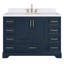 Ensemble de meuble-lavabo simple 48,25 po avec plateau en quartz Abshire-94668892