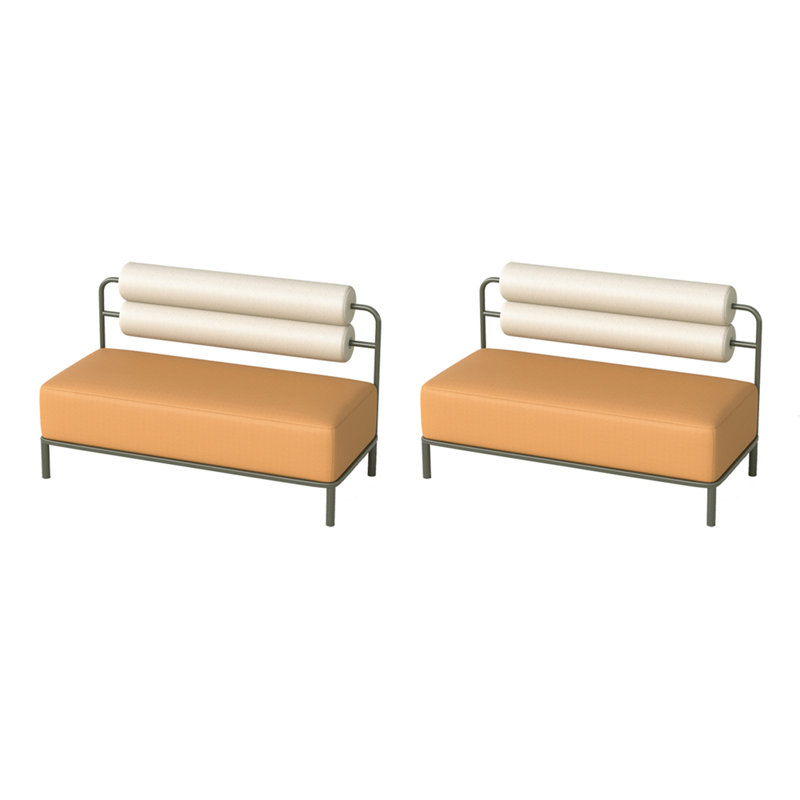 Banc rembourré en similicuir Luxury Cafe