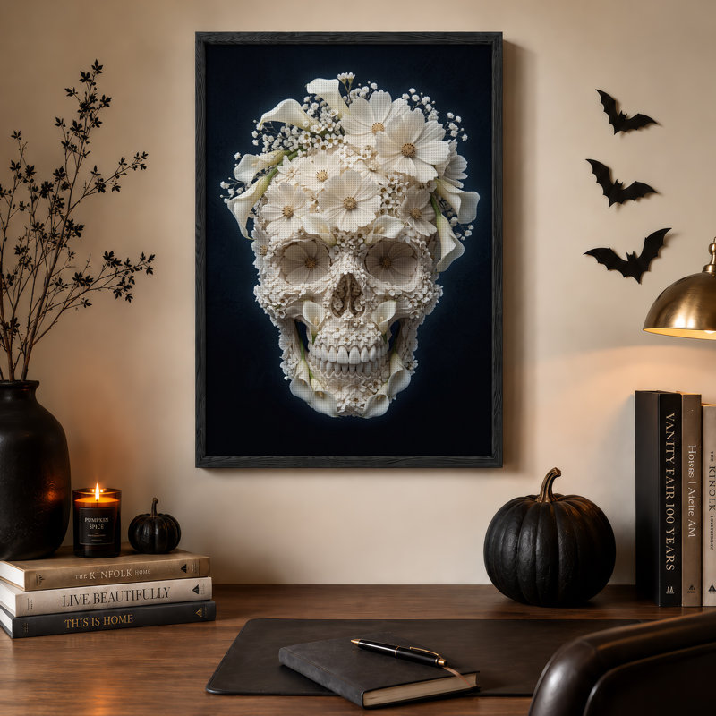 Art mural sur toile Halloween, H 24 po x l 18 po