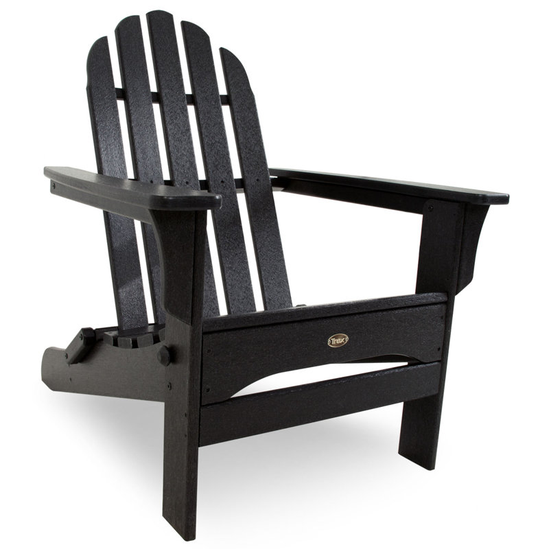 TREX Outdoors Cape Cod Folding Adirondack, Black