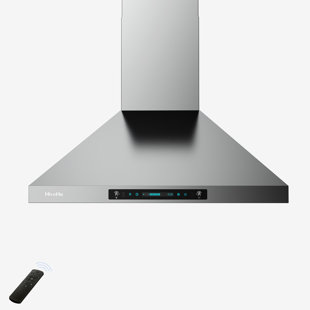 HisoHu 30" 780 CFM Ducted Wall Mount Range Hood with Mesh Filter and Light Included