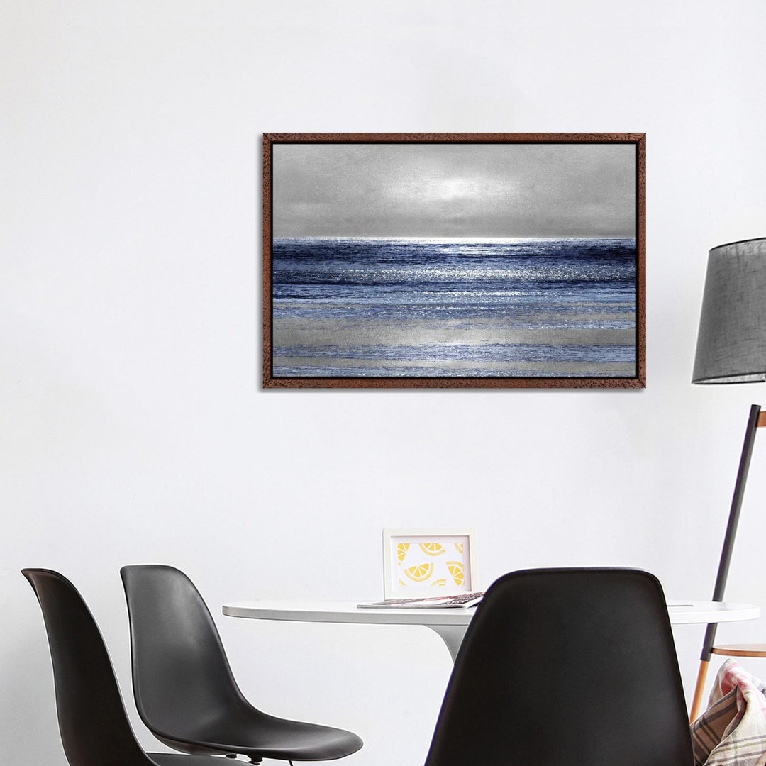 Silver Seascape II by Michelle Matthews - Wrapped Canvas Print