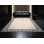 Tapis moelleux moelleux et moderne à motif abstrait Hanoukka beige et beige - Reliure bleu ciel