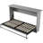 Twin Bed Into Cabinet, Gray - Solid, Space Conscious Size Cabinet Bed, Robust, Saving