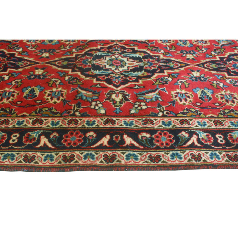 One-of-a-Kind 2'7" X 9'8" 1980s Runner Wool Area Rug in