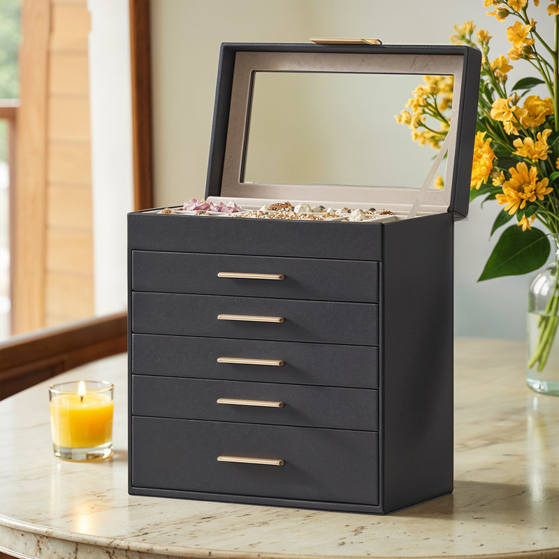 Jewellery Box +, Black and Gold