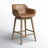 Bahari Leather Swivel Stool-2023032123-2065508633-2049008056
