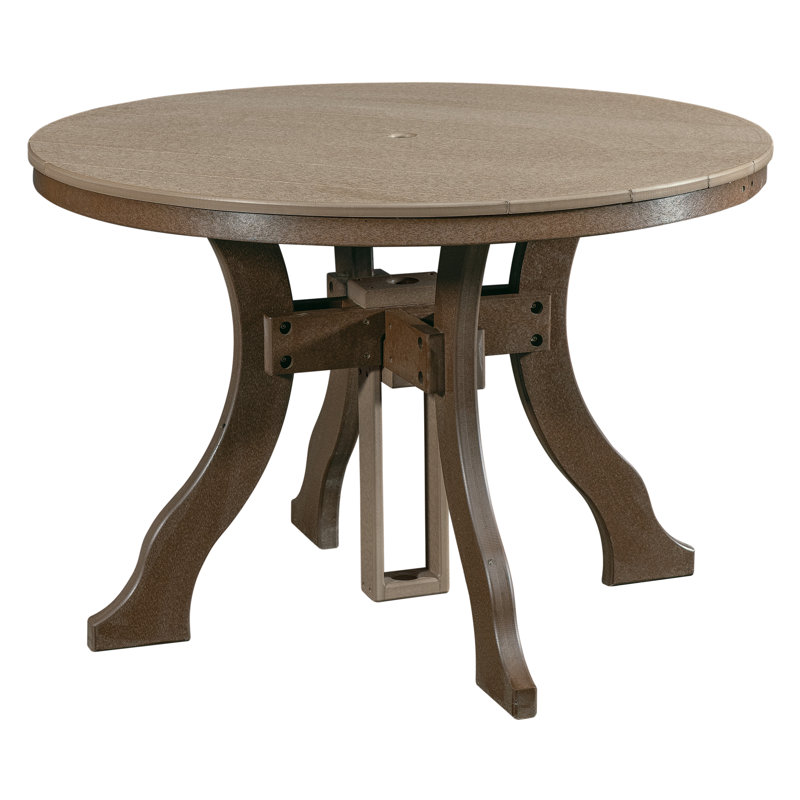 Table ronde en cèdre Rosecliff Heights, Brun clair, Brun