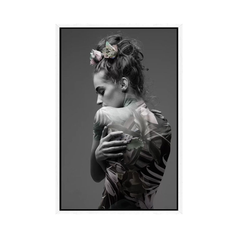 Jungle Fashion I 1 Piece Wall Art on Canvas, 152.4cm H x 101.6cm W x 3.81cm D, White Framed