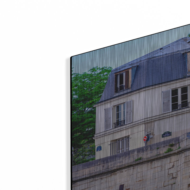 "Paris - House On seine" par AKG, H 36 po x l 24 po
