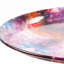 Table d'appoint ronde Tail Design, table basse en métal mauve, décoration de salon d'art mauve