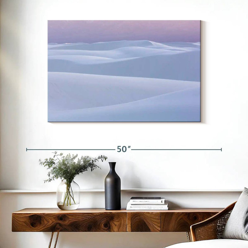 Dunes de sable d'Alvord dans le sable blanc, H 26 po x l 39 po