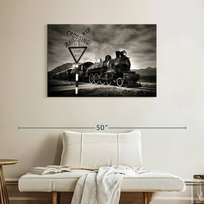 Mehar Rail Crossing, 26" H x 39" W