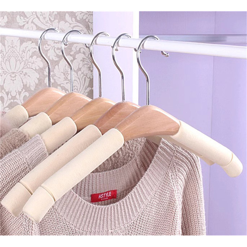 Cintre en bois Soft-Grip, 30