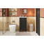 Ensemble de meuble-lavabo sur pied 16 po avec lavabo en céramique, ensemble de meuble-lavabo simple autoportant avec porte à fermeture douce, tablette réglable, style français-126232821