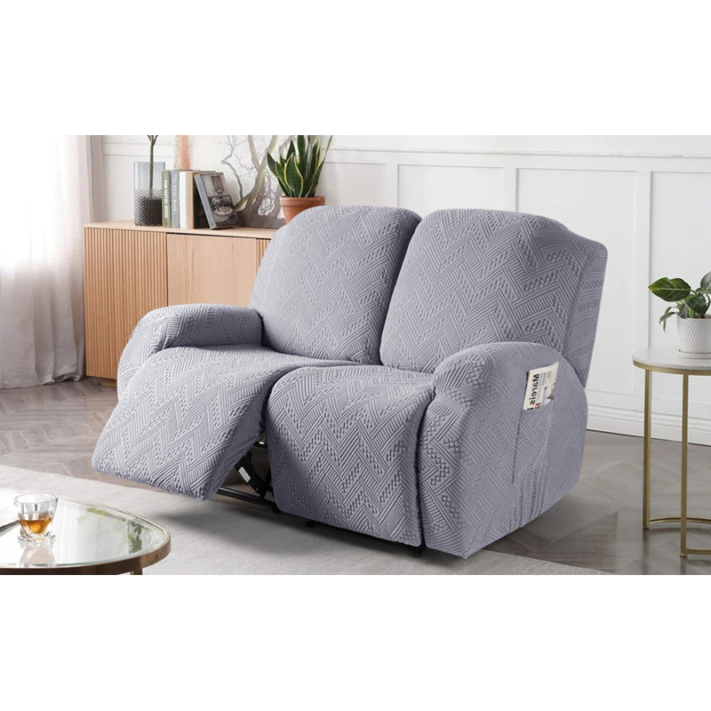 Causeuse inclinable Harriet 2 pièces Harriet, Gris clair