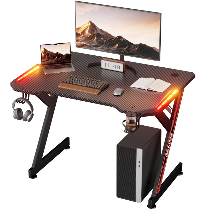 MDF Steel Computer Desk, 75cmH×100cmW×60cmD