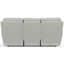 Canapé inclinable électrique Argent-1870122504