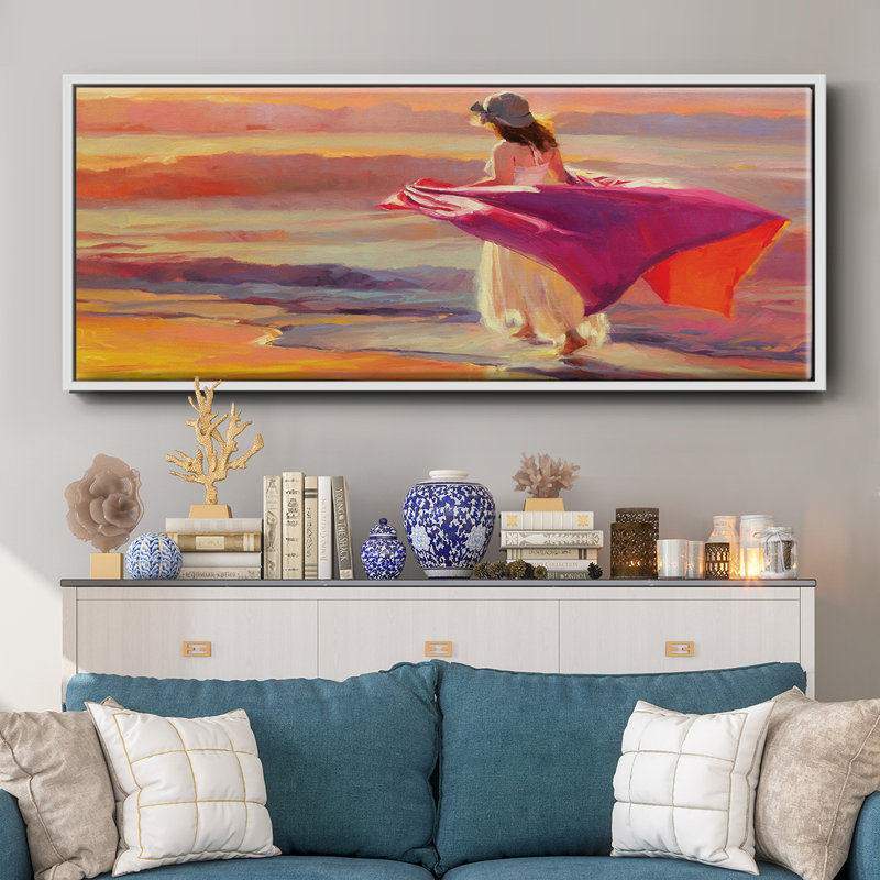 Catching the Breeze- Framed Canvas