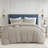 Mina Waffle Weave Textured Cozy Duvet Cover Set-1779380277-1780368487