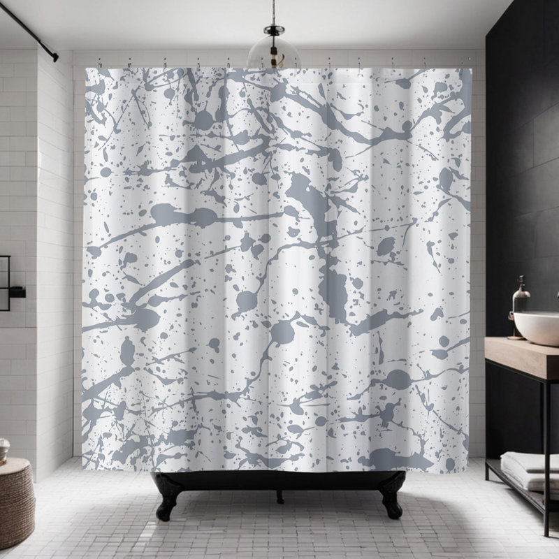 Rideau de douche Coco, Gris