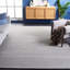 Tapis gris / argent Aden-1868814317