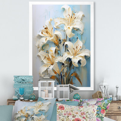 «Garden of Lilies Dreams IV» sur toile