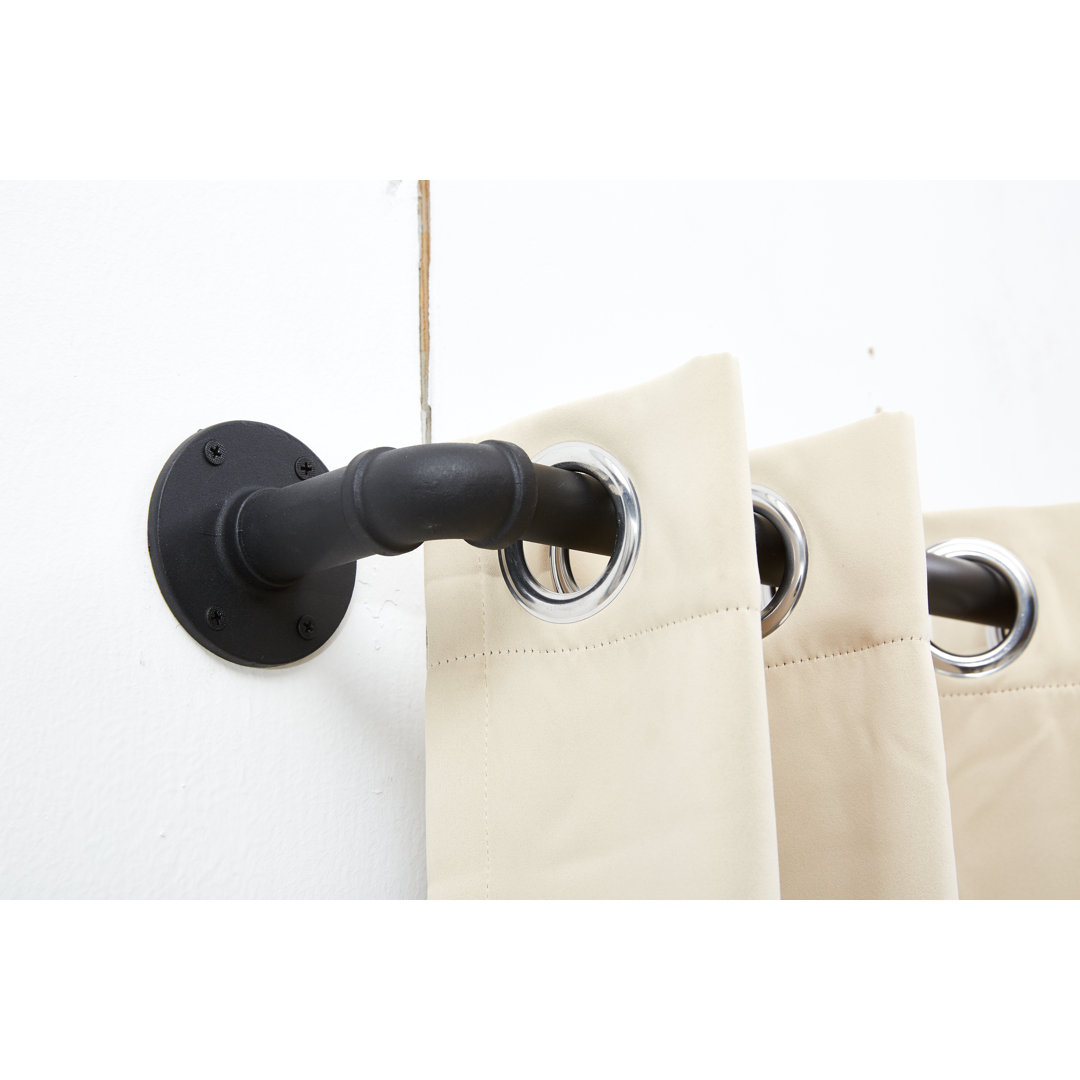 Upper Swainswick Adjustable Single Curtain Rod Williston Forge 