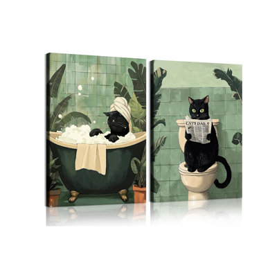 2 Piece Wrapped Canvas Wall Art